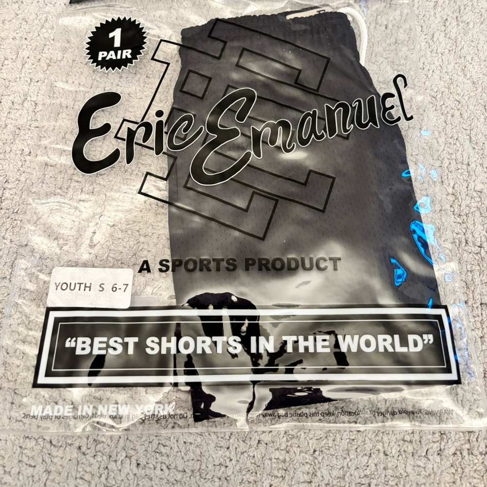 Eric Emanuel Navy Athletic Shorts